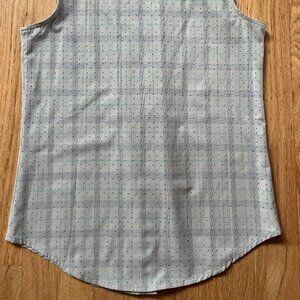 RABBIT High Country blue gray ventilated sleeveless top Women's Small